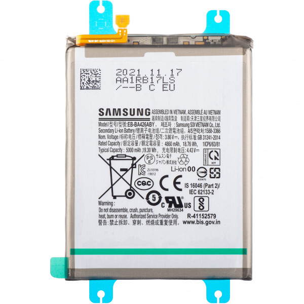 Acumulator Samsung Galaxy M22 M225 / A72 A725 / A32 5G A326 / A72 5G A726 / A42 5G A426, EB-BA426ABY, Service Pack GH82-24377A