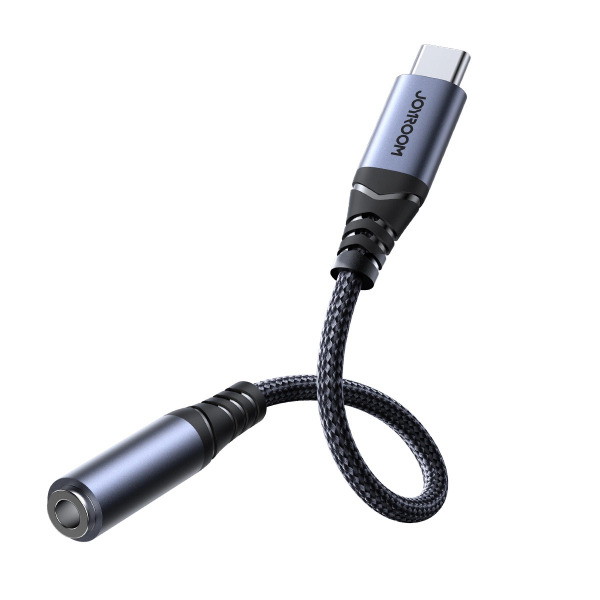 Adaptor Audio USB-C - 3.5mm Joyroom SY-C01, Negru