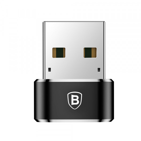 Adaptor Date si Incarcare USB-C - USB-A Baseus, Negru CAAOTG-01