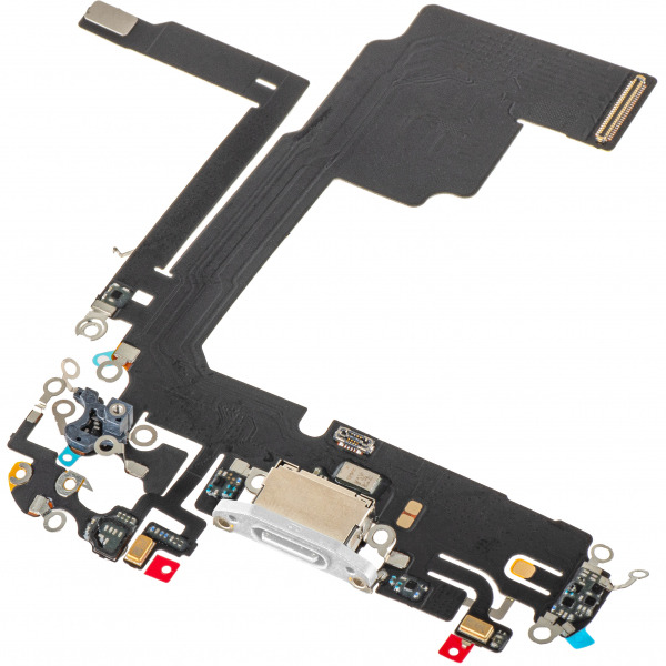 Banda cu Conector Incarcare - Microfon Apple iPhone 15 Pro, Argintiu