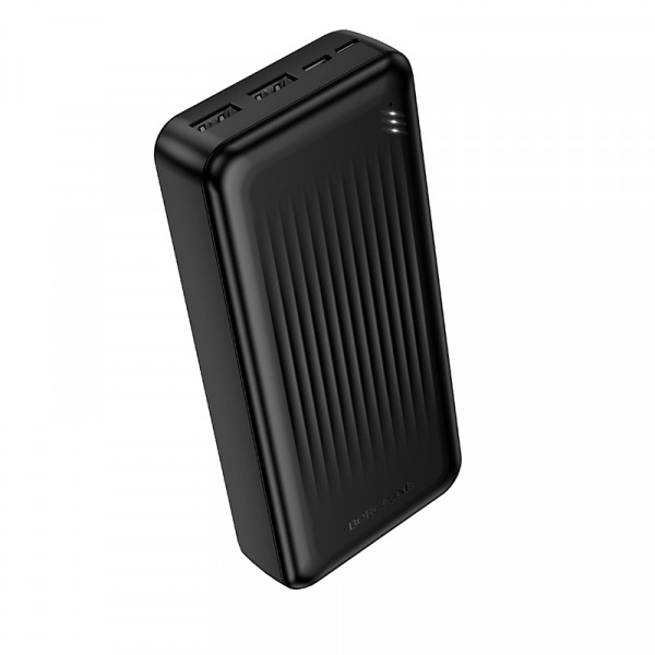 Baterie Externa Borofone BJ78A Clever, 20000mAh, 10W, 2 x USB-A, Neagra