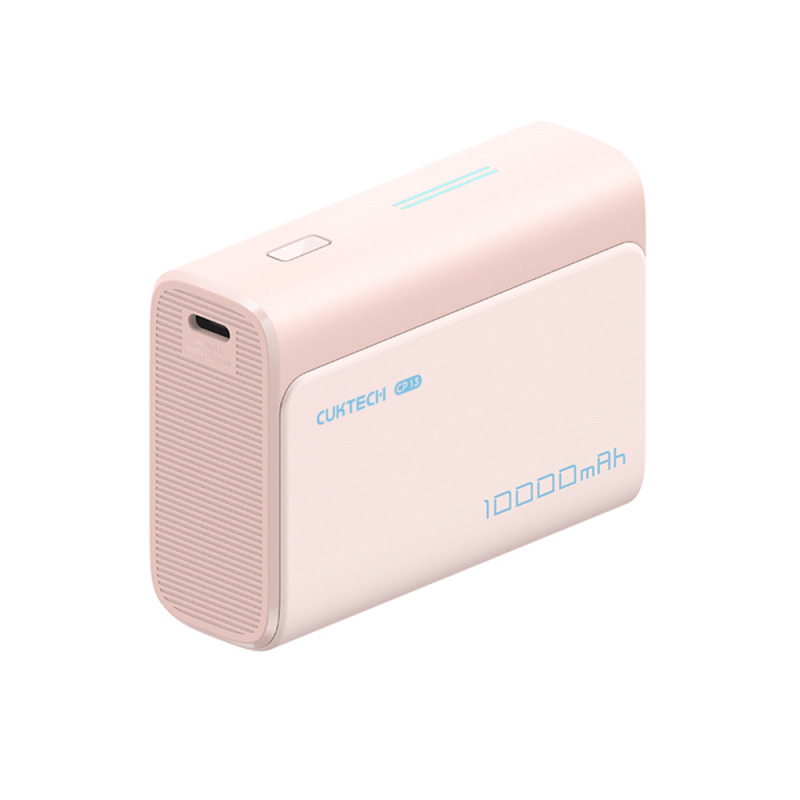 Baterie Externa Cuktech CP13, 10000mAh, 30W, QC + PD, 1 x USB-A - 1 x USB-C, Roz CUK0PB100DPK