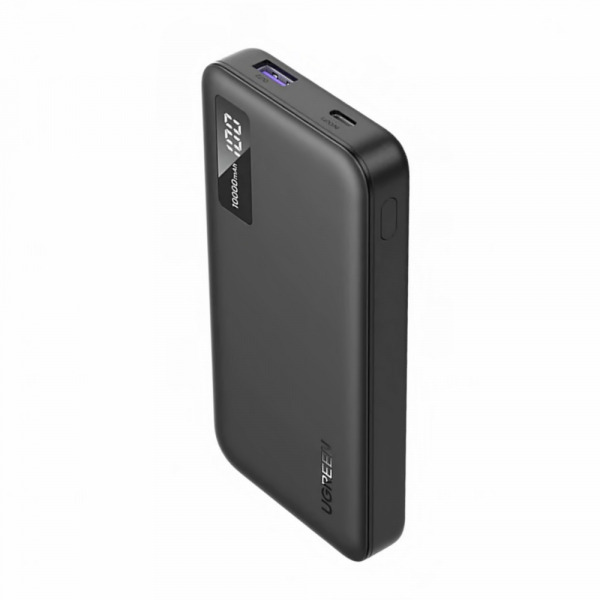 Baterie Externa UGREEN PB311, 10000mAh, 22.5W, QC + PD, 1 x USB-C - 2 x USB-A, Neagra
