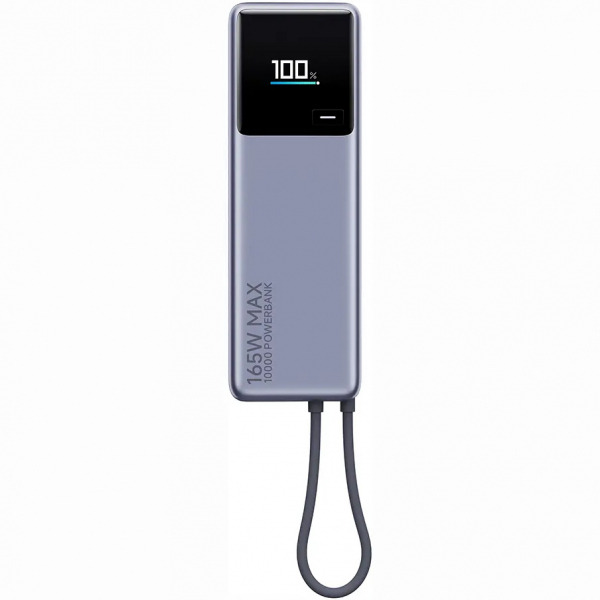Baterie Externa Xiaomi, 10000mAh, 165W, PD, 2 x USB-C, Gri PB1165MI