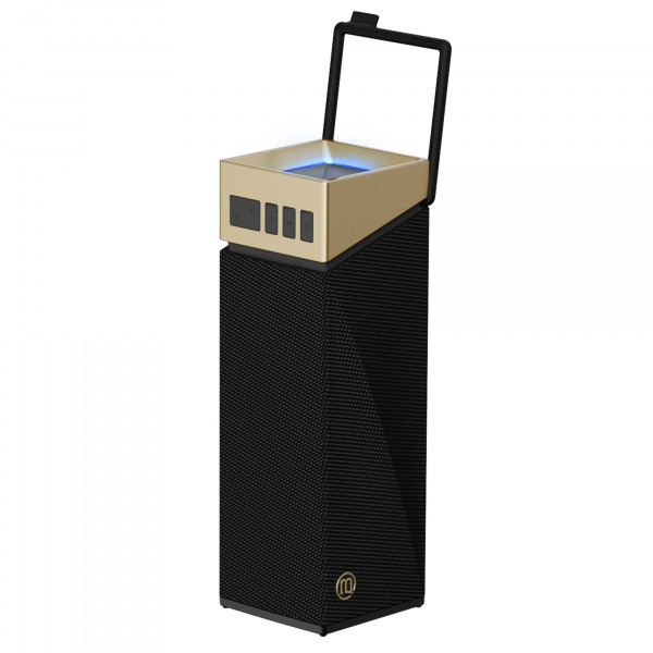 Boxa Portabila Bluetooth Bugani Brief TT, 60W, RGB, Waterproof, Neagra Aurie