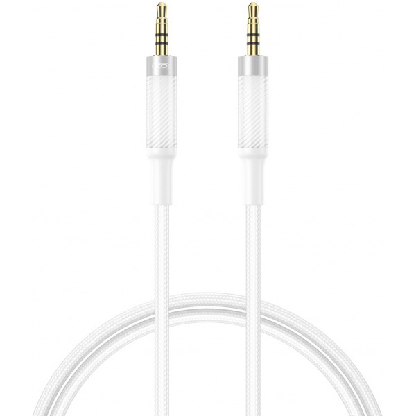 Cablu Audio 3.5mm - 3.5mm XO Design NB-R279C, 1m, Alb