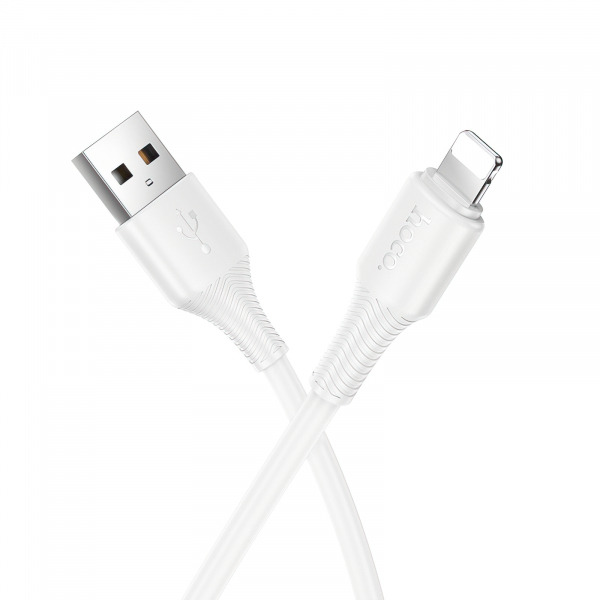 Cablu Date si Incarcare USB-A - Lightning HOCO X120, 18W, 1m, Alb