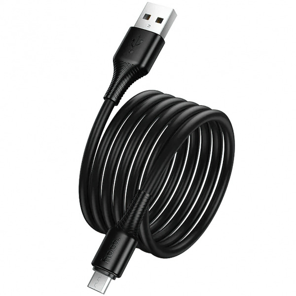 Cablu Date si Incarcare USB-A - microUSB HOCO X120, 18W, 1m, Negru