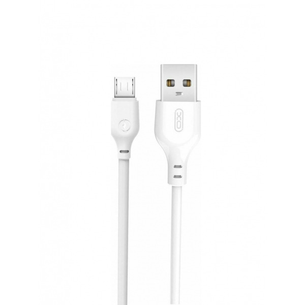 Cablu Date si Incarcare USB-A - microUSB XO Design NB103, 18W, 2m, Alb