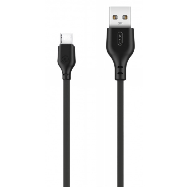 Cablu Date si Incarcare USB-A - microUSB XO Design NB103, 18W, 2m, Negru