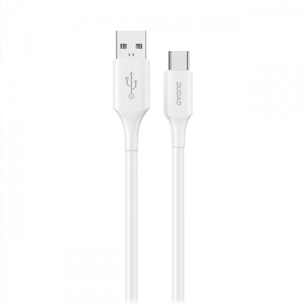 Cablu Date si Incarcare USB-A - USB-C Dudao L2sT, 60W, 1.2m, Alb