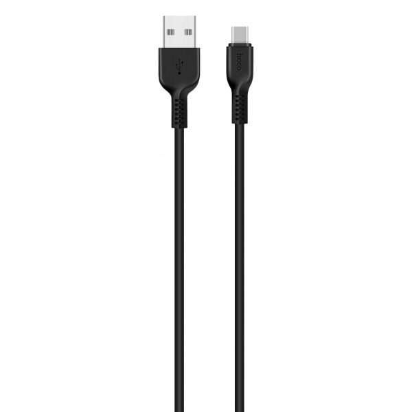 Cablu Date si Incarcare USB-A - USB-C HOCO Flash X20, 18W, 1m, Negru