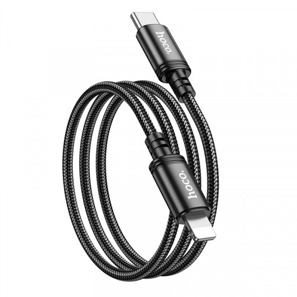 Cablu Date si Incarcare USB-C - Lightning HOCO X89, 20W, 1m, Negru