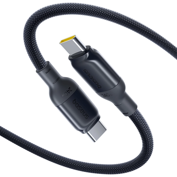 Cablu Date si Incarcare USB-C - USB-C Baseus PicoGo II, 240W, 2m, Negru E0423301