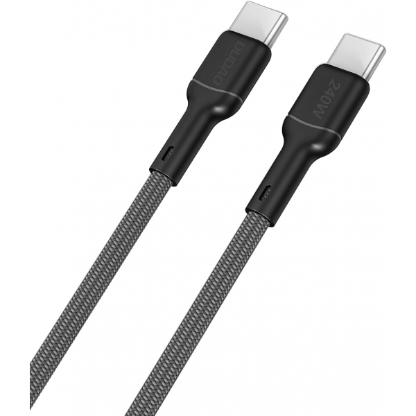 Cablu Date si Incarcare USB-C - USB-C Dudao L9C Max, 240W, 2m, Negru