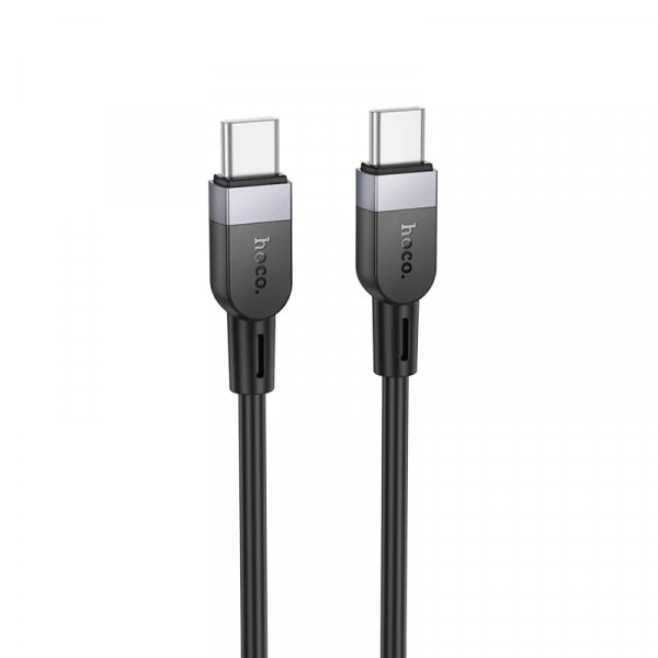Cablu Date si Incarcare USB-C - USB-C HOCO X109, 60W, 3m, Negru