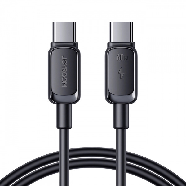 Cablu Date si Incarcare USB-C - USB-C Joyroom A14, 60W, 1.2m, Negru