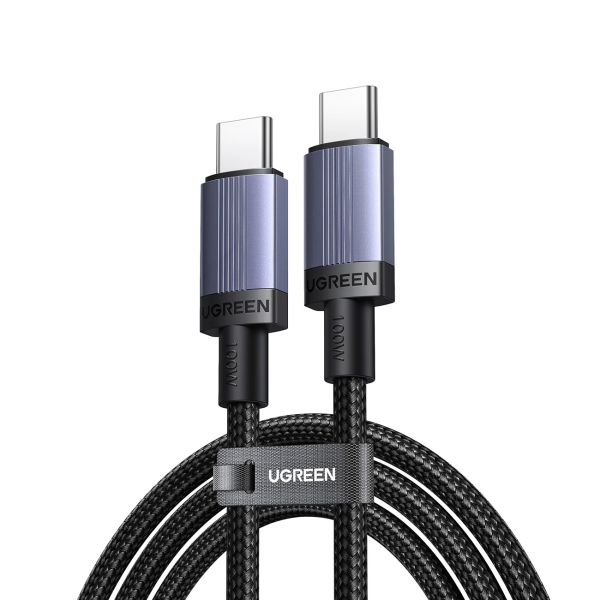 Cablu Date si Incarcare USB-C - USB-C UGREEN, 100W, 2m, Negru