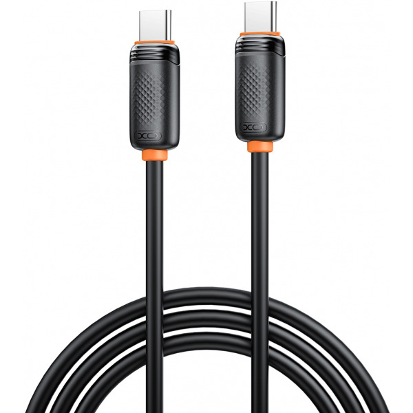 Cablu Date si Incarcare USB-C - USB-C XO Design NB-Q302B, 60W, 1m, Negru