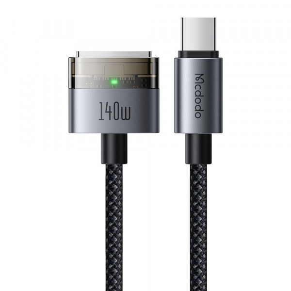 Cablu Incarcare McDodo CA-2070, USB-C - MagSafe 3, 140W, 2m, Negru