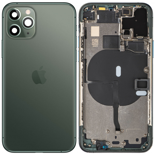 Capac Baterie Apple iPhone 11 Pro, Cu Carcasa Mijloc, Verde (Midnight Green), Swap