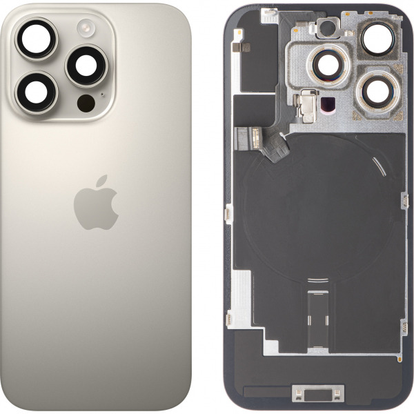 Capac Baterie Apple iPhone 16 Pro, Bej (Natural Titanium), Swap Premium