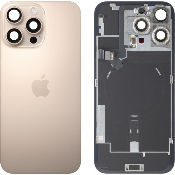 Capac Baterie Apple iPhone 16 Pro Max, Auriu (Desert Titanium), Swap Premium
