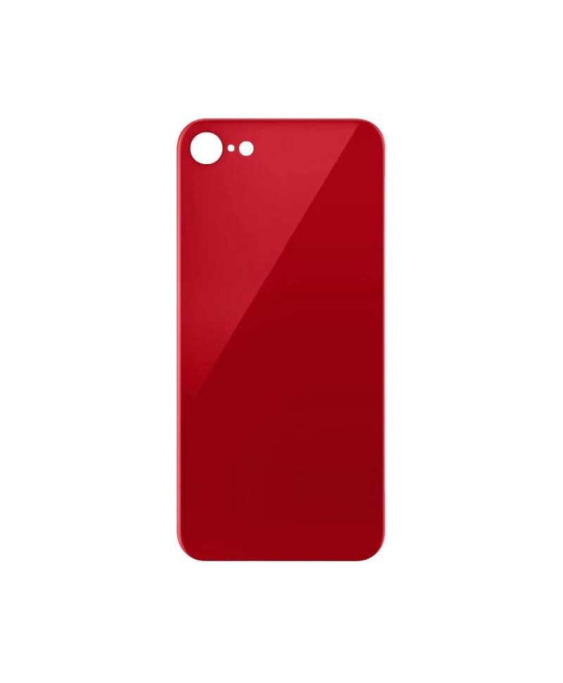 Capac Baterie Apple iPhone 8 Rosu, cu gaura camera mare