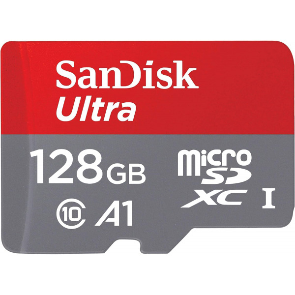 Card Memorie microSDXC SanDisk Ultra Android A1, 128Gb, Clasa 10 / UHS-1 U1 SDSQUAB-128G-GN6MN
