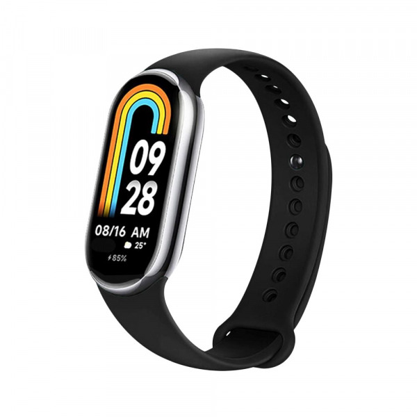 Curea Fixed Silicone pentru Xiaomi Smart Band 9 / 8, Neagra