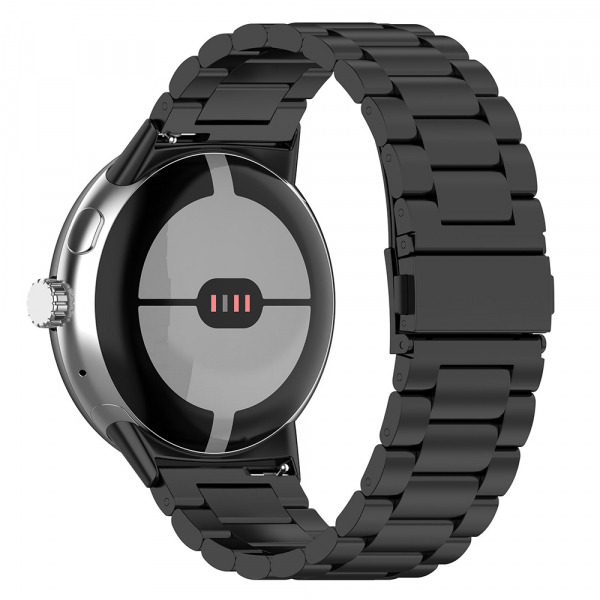 Curea Techsuit W010 pentru Google Pixel Watch 4 45mm, Neagra