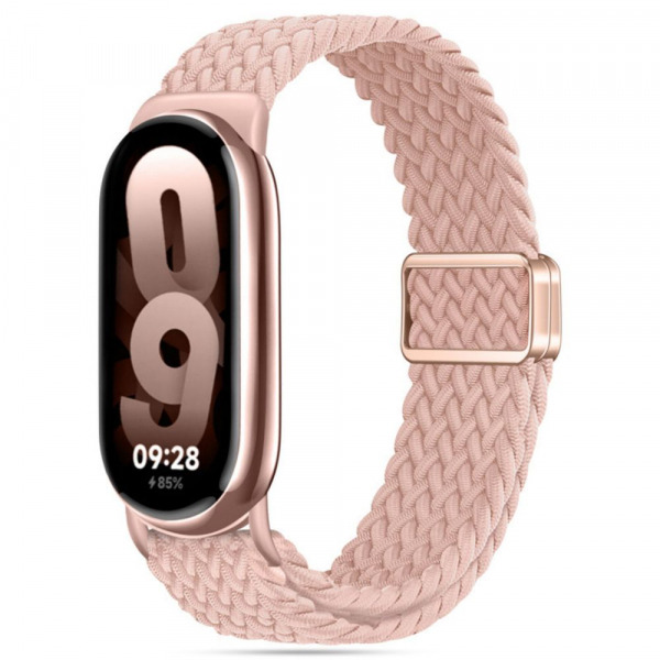 Curea Techsuit W032 pentru Xiaomi Smart Band 9 / 8, Roz