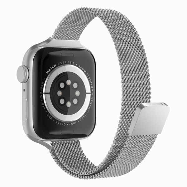 Curea Techsuit W034 pentru Apple Watch 49mm / 46mm / 45mm / 44mm / 42mm Series, Argintie