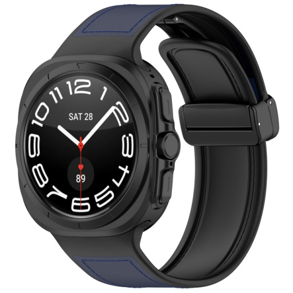 Curea Techsuit W056 pentru Samsung Galaxy Watch Ultra Series, Bleumarin