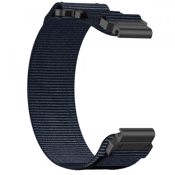 Curea Techsuit W057 pentru Garmin Watch Fenix / Forerunner Series, 22mm, Bleumarin
