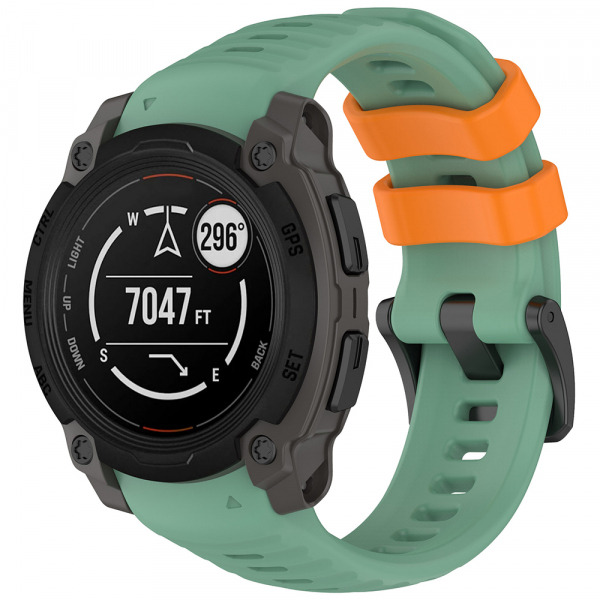 Curea Techsuit W076 pentru Garmin Instinct E 45mm, Verde Deschis