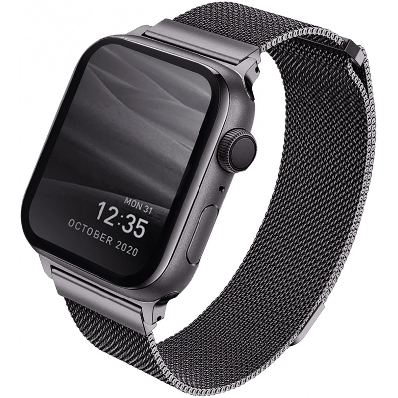 Curea UNIQ Dante pentru Apple Watch 45mm / 44mm / 42mm Series, Gri
