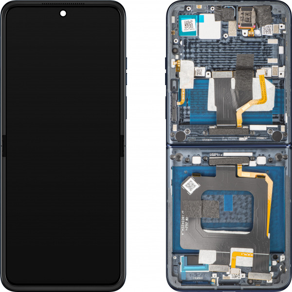 Display cu Touchscreen Motorola Razr+ 2025 / Razr+ 2024 / Razr 50 Ultra, cu Rama, Bleumarin (Navy Blazer), Swap 5D68C24698
