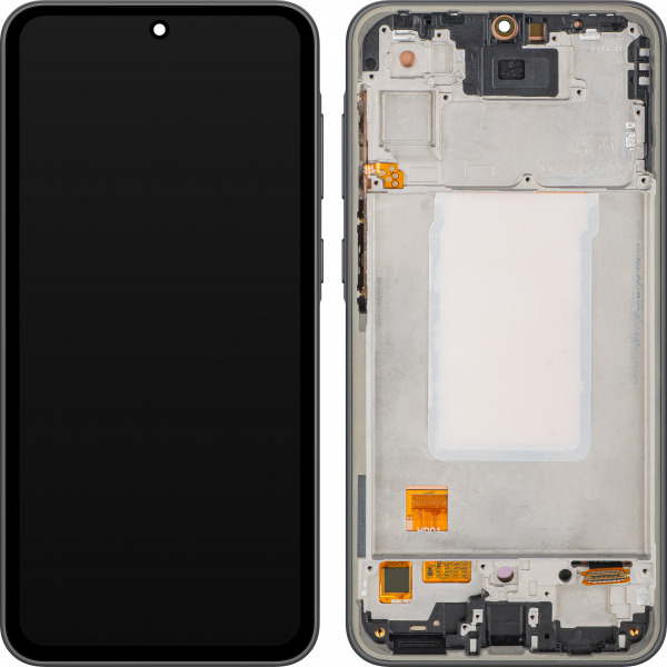 Display cu Touchscreen MP compatibil cu Samsung Galaxy A36 A366, cu Rama, Versiune OLED, Negru
