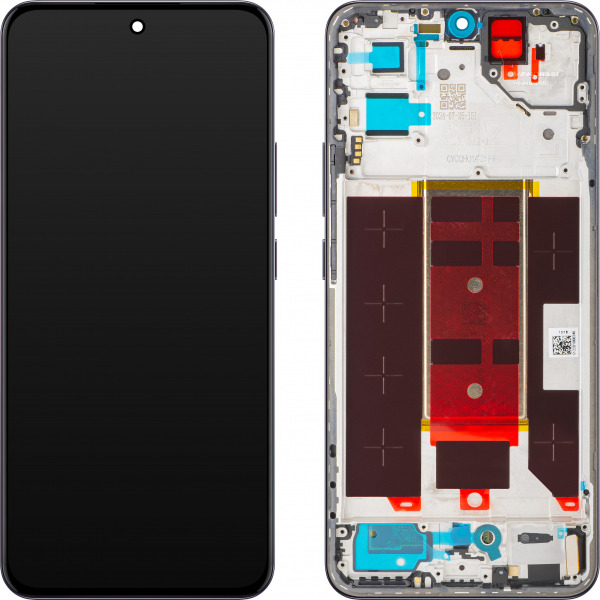 Display cu Touchscreen Oppo Reno12 Pro, cu Rama, Negru (Space Brown), Service Pack 621029000216
