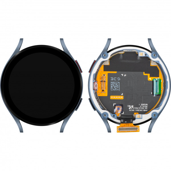Display cu Touchscreen Samsung Galaxy Watch5 44mm, cu Rama, Versiune LTE, Albastru, Service Pack GH82-30043B