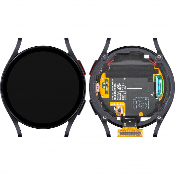 Display cu Touchscreen Samsung Galaxy Watch6 40mm, cu Rama, Versiune BT, Gri, Service Pack GH97-28835A