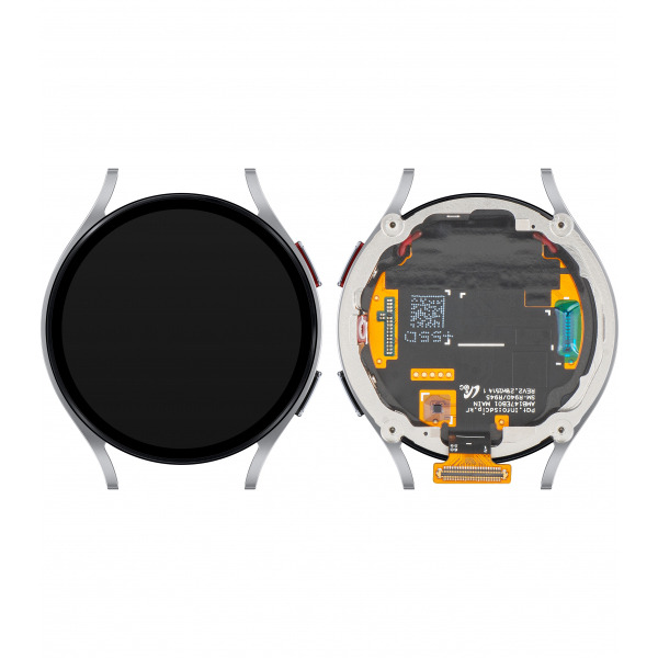 Display cu Touchscreen Samsung Galaxy Watch6 44mm, cu Rama, Versiune BT, Argintiu, Service Pack GH97-28837C