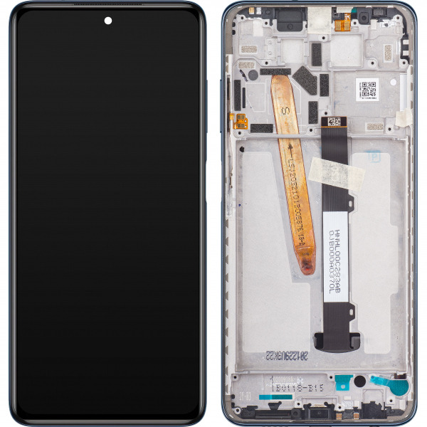 Display cu Touchscreen Xiaomi Poco X3 Pro, cu Rama, Negru, Service Pack 560002J20S00