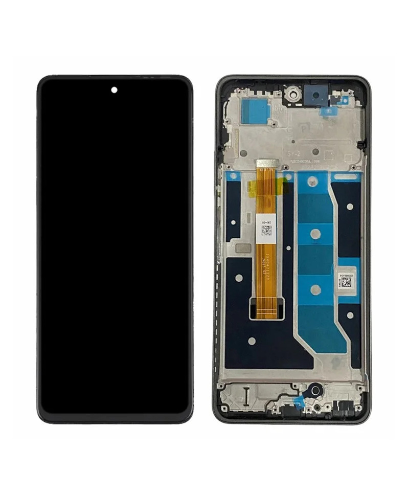 Ecran LCD Display Cu Rama Realme C67 4G, Black Rock