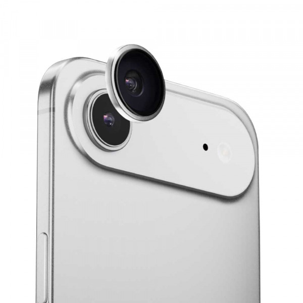 Folie de protectie Camera Spate Anank AR pentru Apple iPhone 17 Air, Sticla Securizata, Argintie