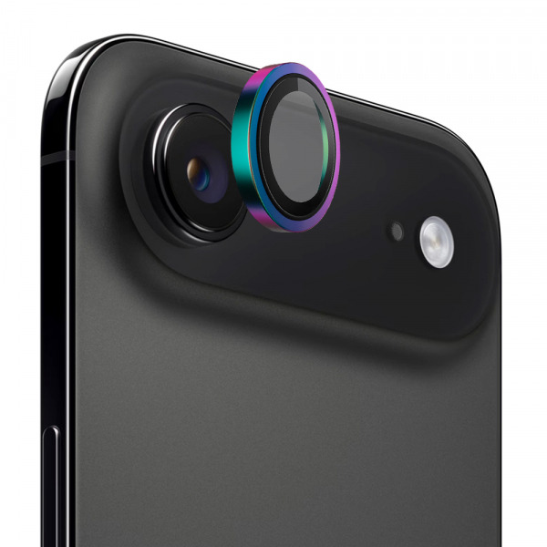 Folie de protectie Camera Spate Blueo Metal Frame pentru Apple iPhone 17 Air, Sticla Securizata, Multicolor