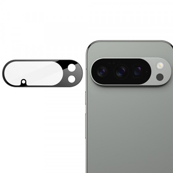 Folie de protectie Camera Spate Techsuit pentru Google Pixel 10 Pro XL, Sticla Securizata, Neagra