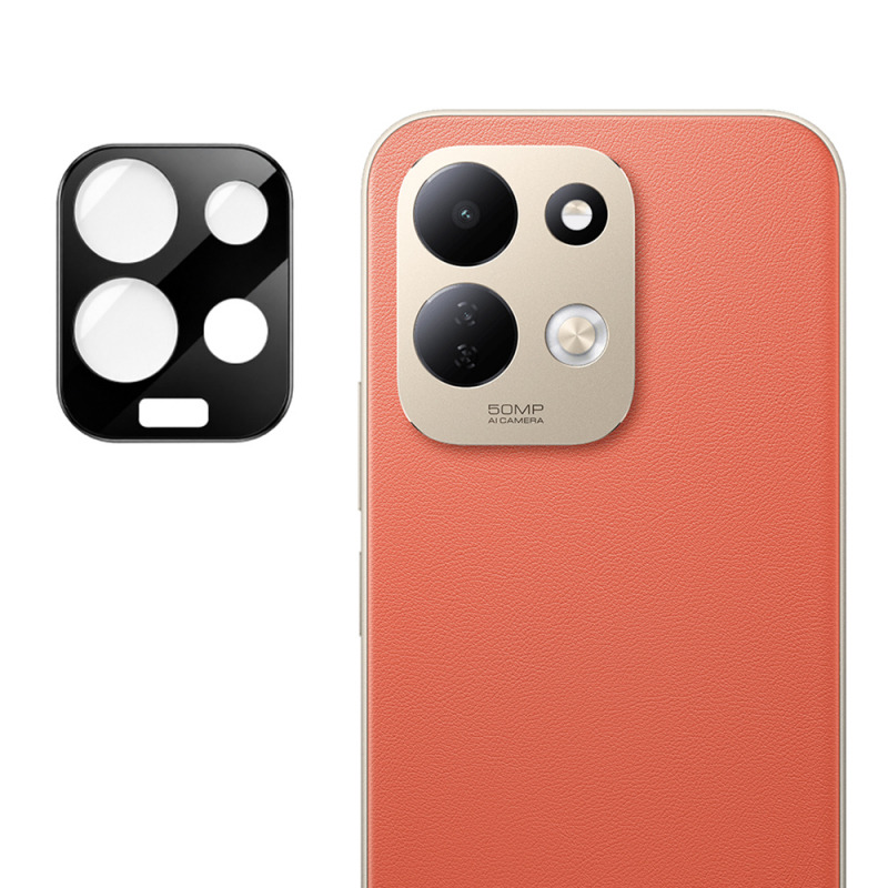 Folie de protectie Camera Spate Techsuit pentru Xiaomi Redmi 17 5G / 17 4G, Sticla Securizata, Neagra