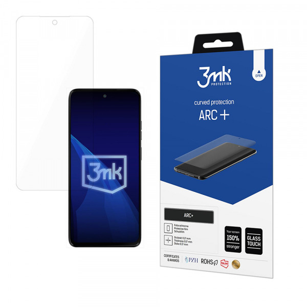 Folie de protectie Ecran 3MK ARC+ pentru Motorola Moto G15 / G15 Power, Plastic